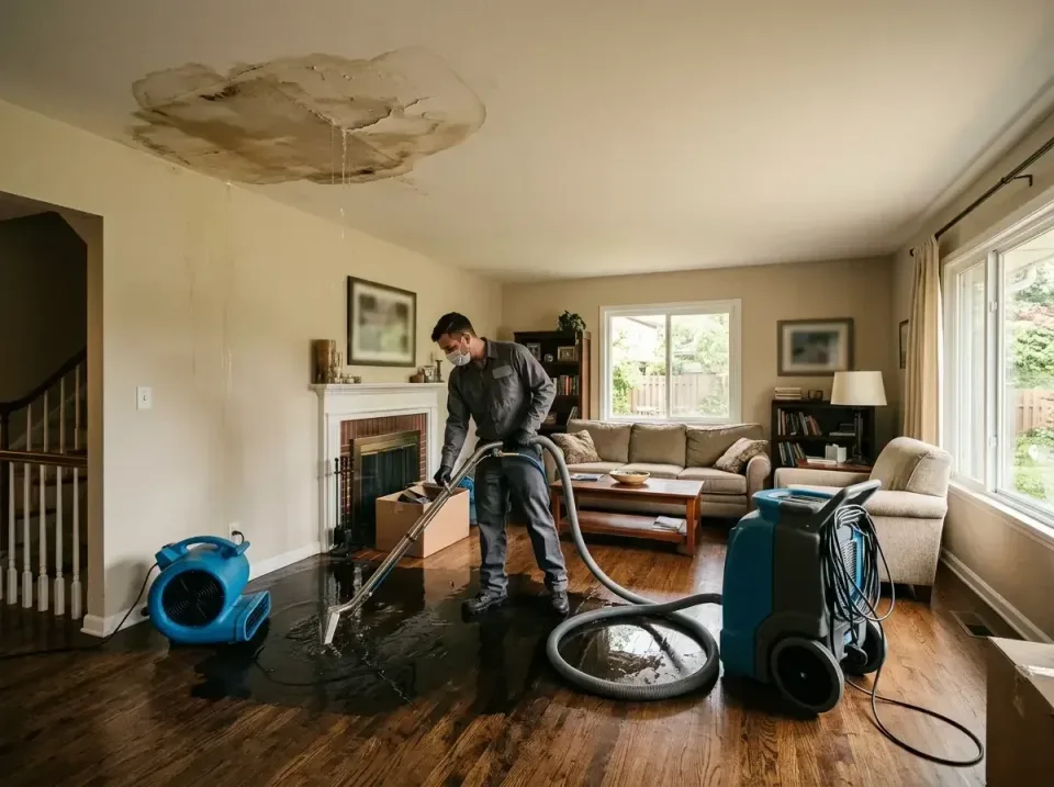 attic-pipe-burst-ceiling-drip-008 — frequently asked questions, Water Damage Restoration & Carpet Care in Hawley, MN